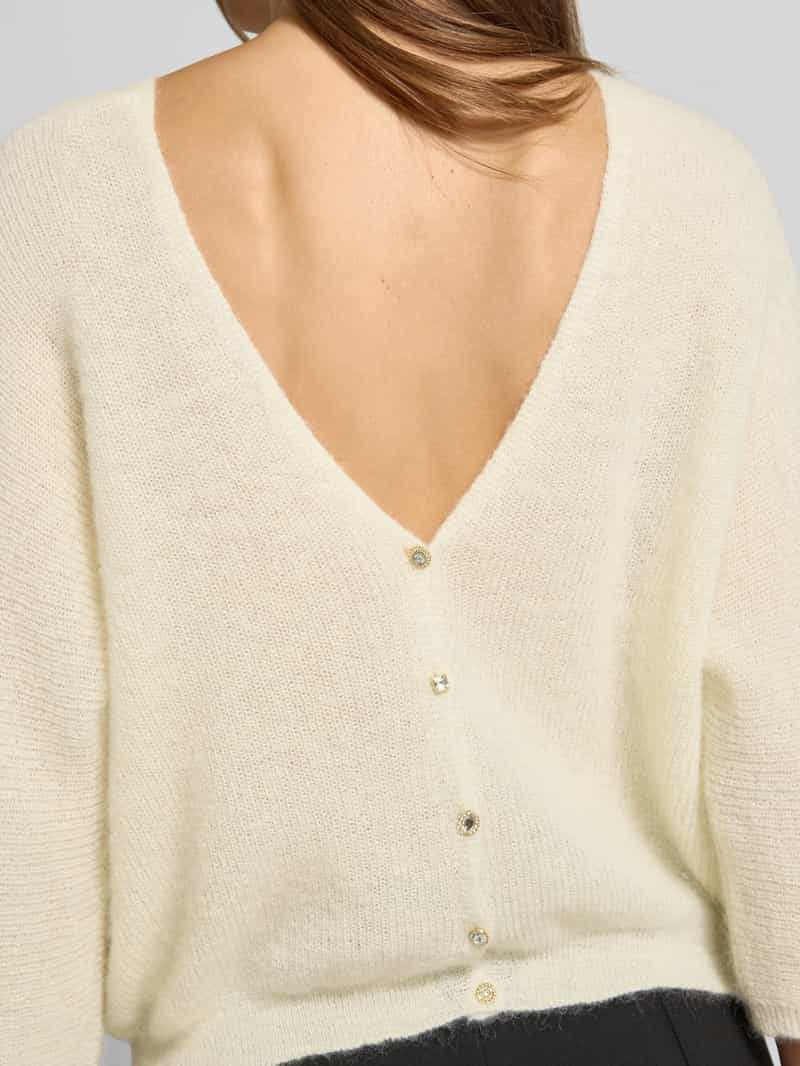 Bash Cardigan met mohair en V-hals model 'ISAAC'