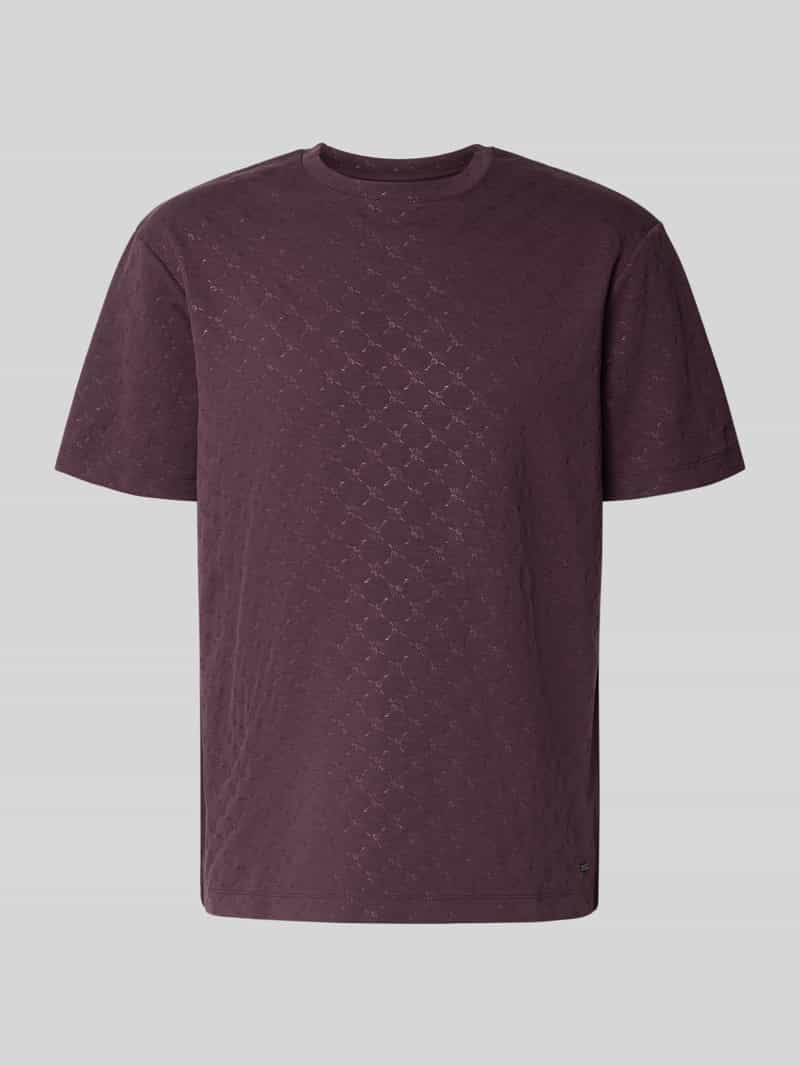JOOP! Collection T-shirt met geribde ronde hals