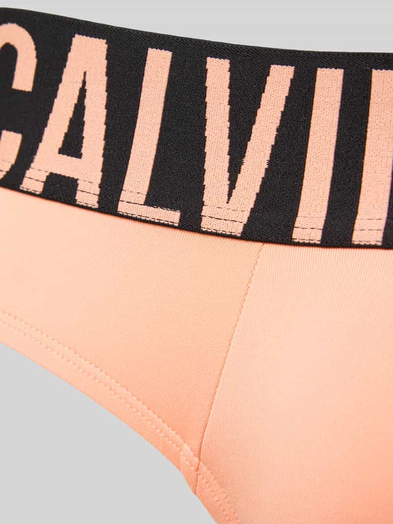 Calvin Klein Underwear Slip met elastische band met logo in een set van 3 stuks