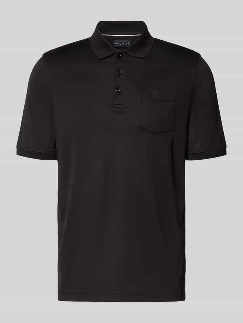 Bugatti Poloshirt met borstzak