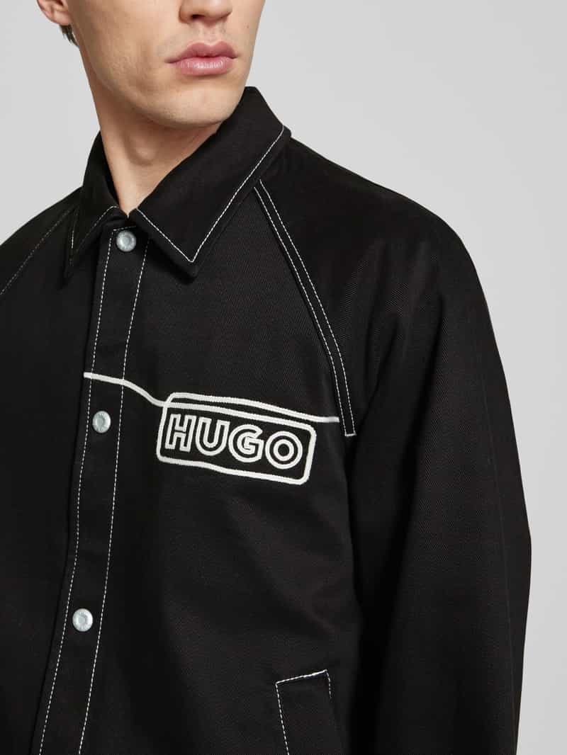 Hugo Blue Jack met drukknoopsluiting model 'Bujo'