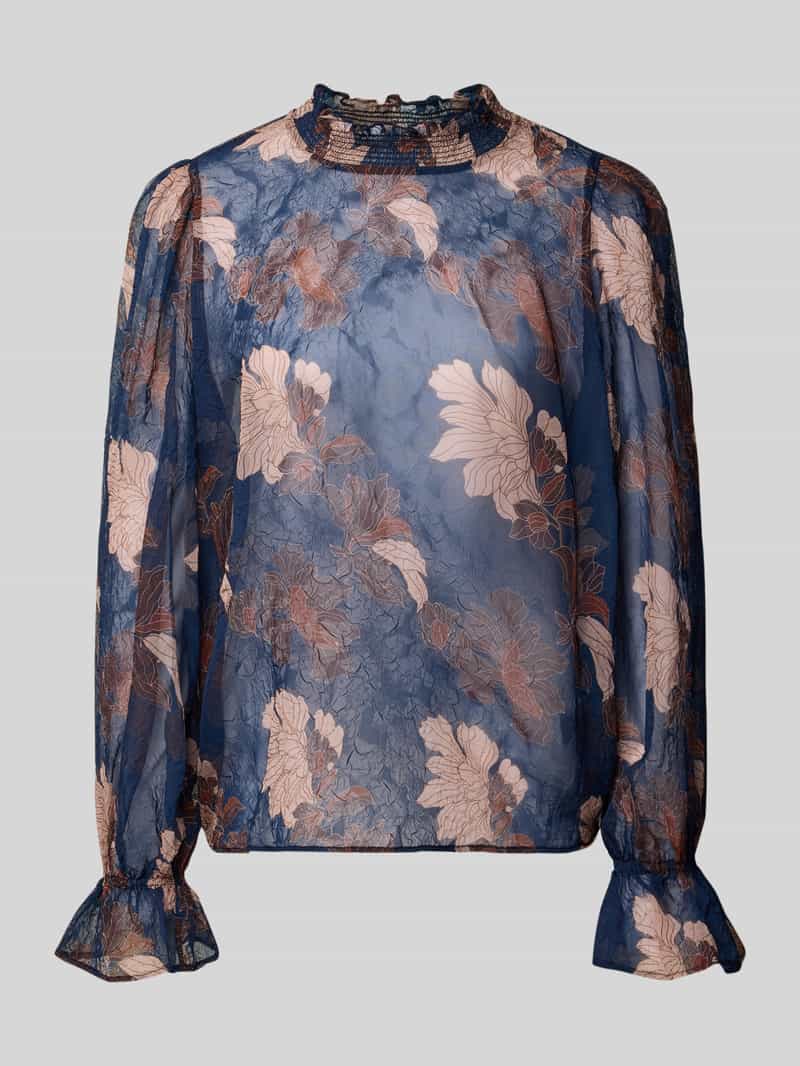 Christian Berg Woman Selection Regular fit blouse in semitransparant design