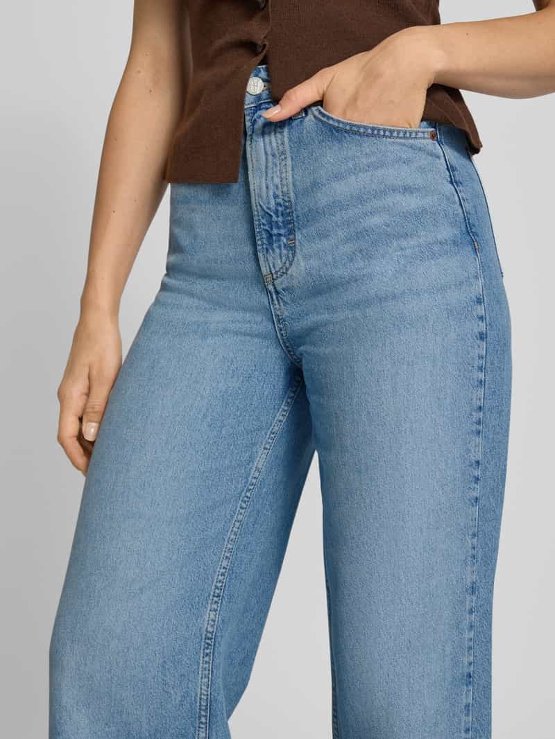 Marc O'Polo Wide leg jeans van een mix van lyocell en katoen model 'TOLVA'