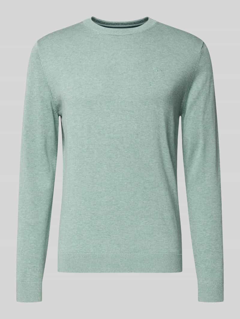 Tom Tailor Regular fit gebreide pullover van zuiver katoen