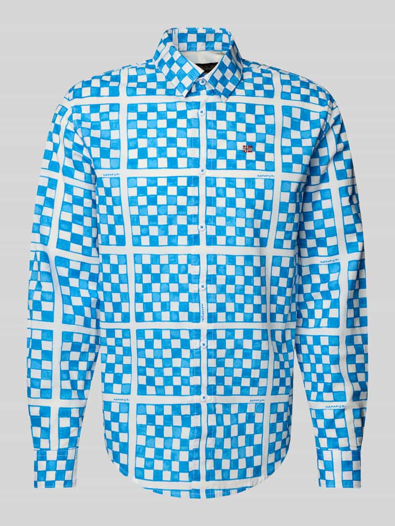 Napapijri Vrijetijdsoverhemd met labelstitching model 'RONGE'
