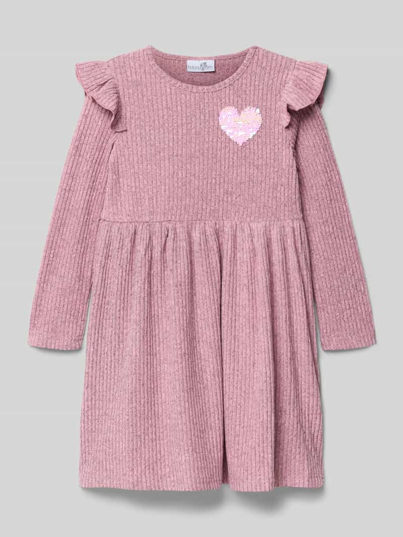 Happy Girls Midi-jurk met ribstructuur