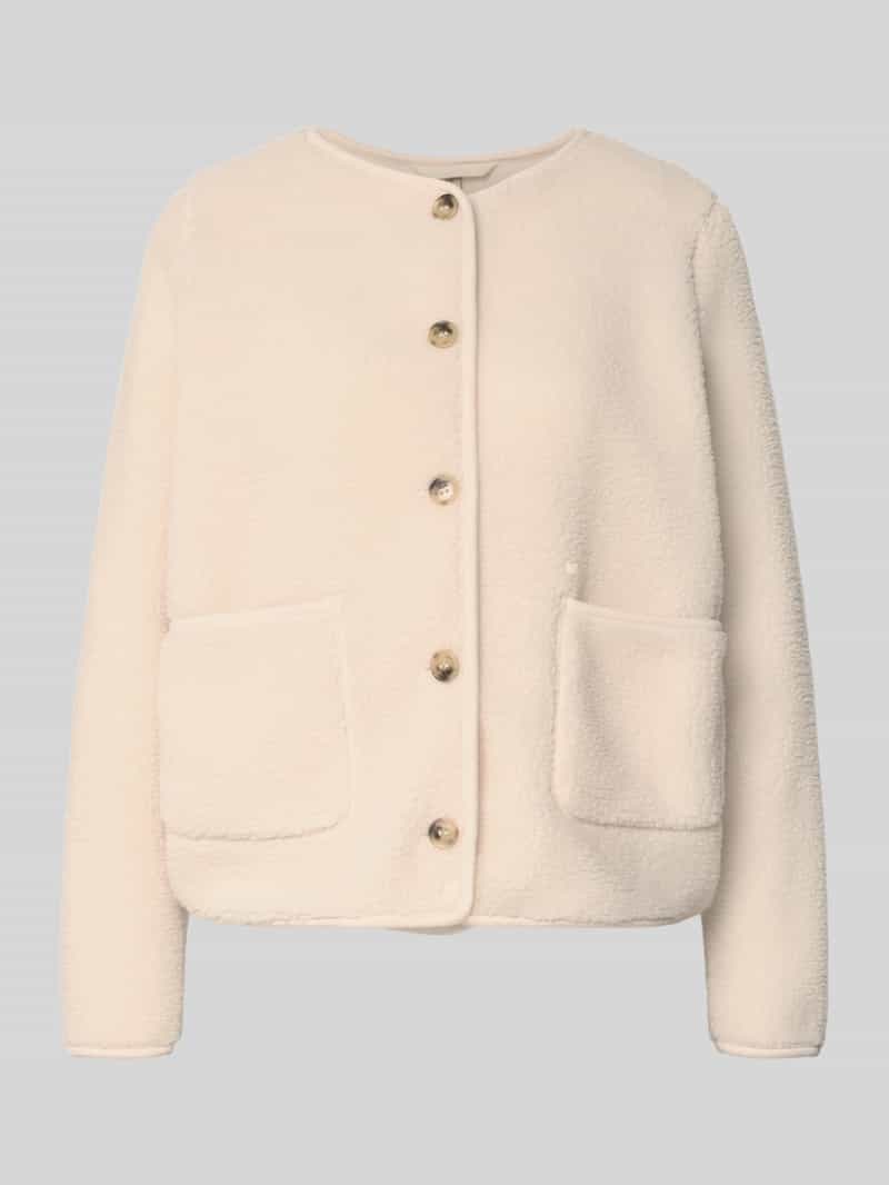 regular fit teddyjack met opgestikte zakken model 'SC-ONYX 2'