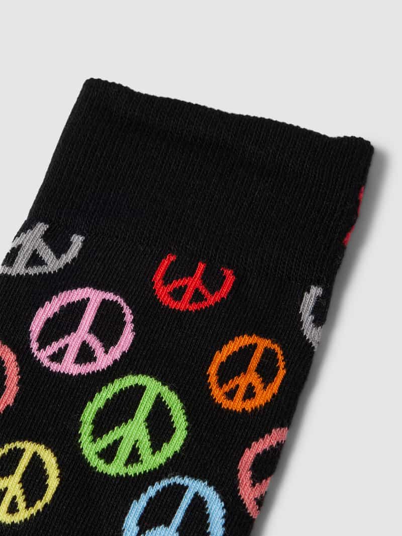 Happy Socks Sokken met all-over motief model 'Peace'