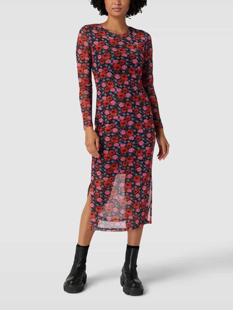 Jurk met all-over motief, model 'Binna' Modström