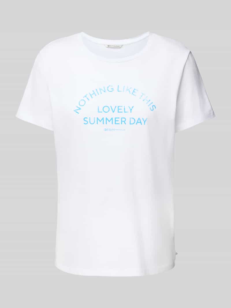 Tom Tailor Denim Regular fit T-shirt van puur katoen
