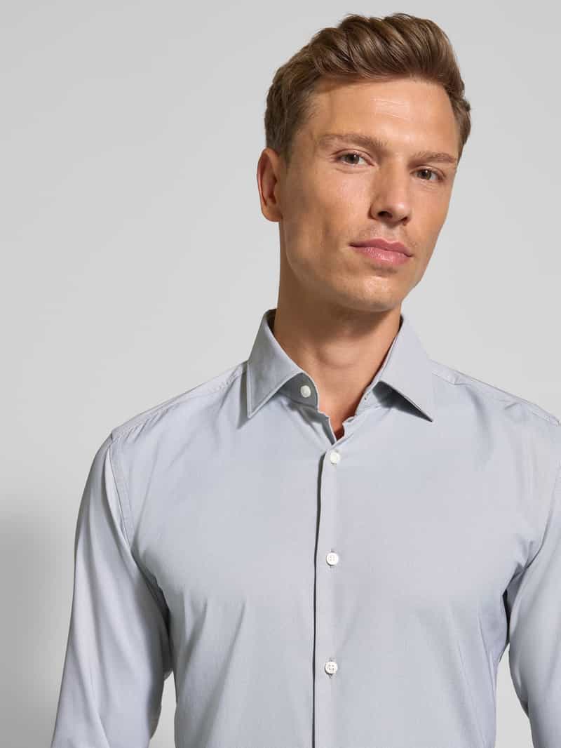 Boss Slim fit overhemd met enkele knoopsluiting model 'HANK'