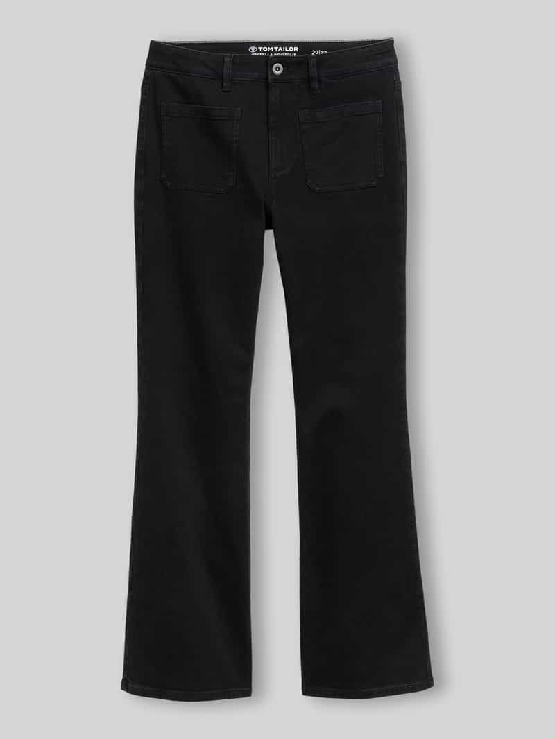 Tom Tailor High waist bootcut-jeans met voorzakken