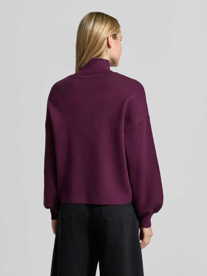 MSCH Copenhagen oversized fit gebreide pullover van viscosemix model 'Mercy East' paars, foto 2
