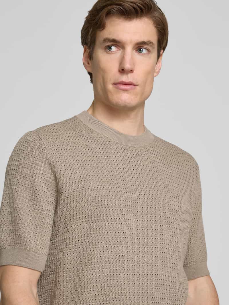 JAKE*S STUDIO MEN Gebreide pullover met ribboorden
