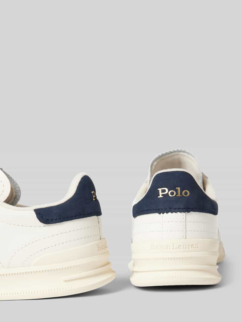 Polo Ralph Lauren Leren sneakers met labeldetails