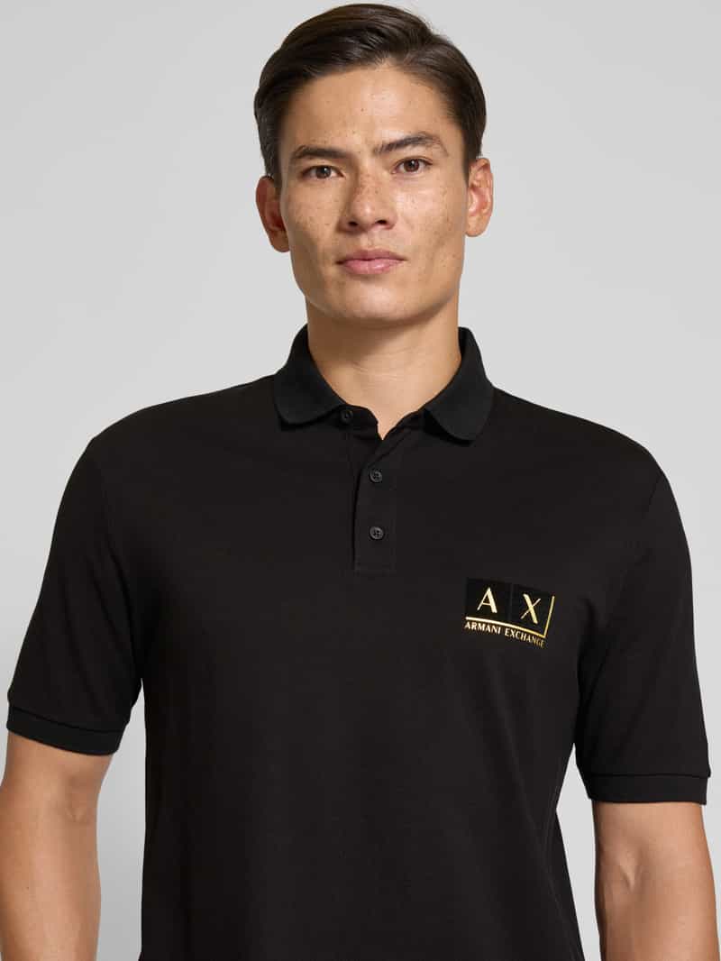 Armani Exchange Regular fit poloshirt met logo
