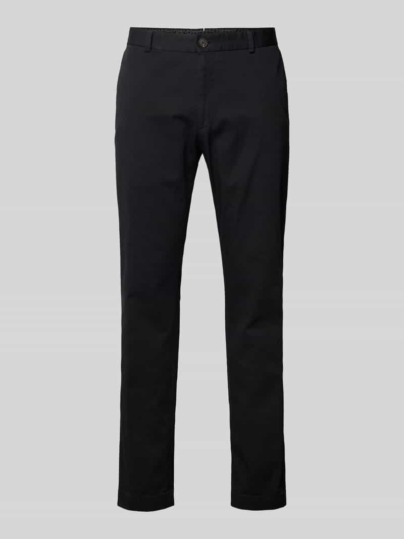 JOOP! Collection Slim fit chino met ceintuurlussen model 'Hank'