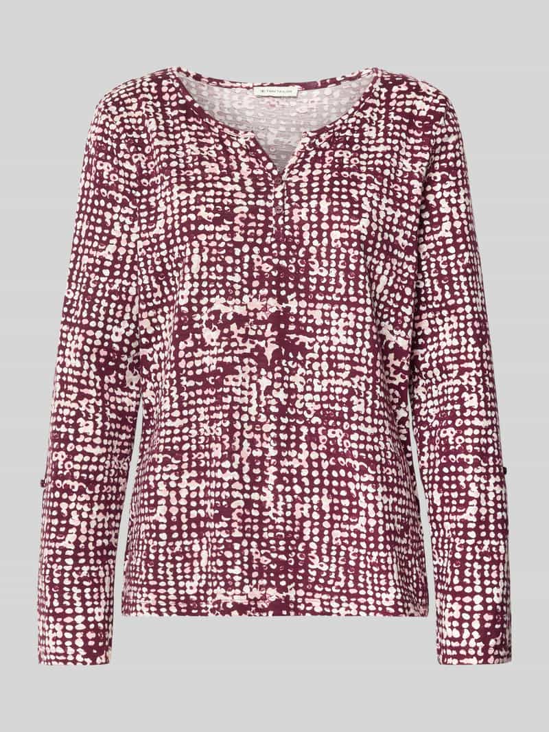 Tom Tailor Regular fit shirt met lange mouwen van puur katoen