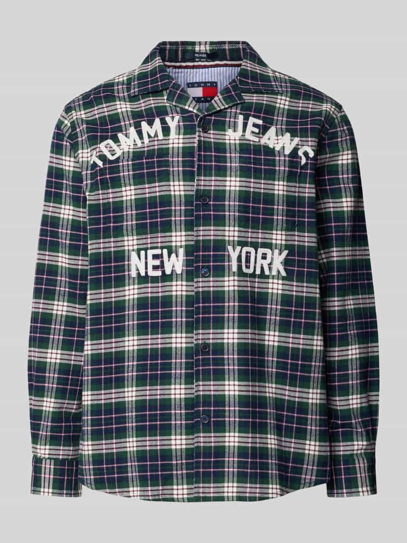 Tommy Jeans relaxed fit vrijetijdsoverhemd van puur katoen
