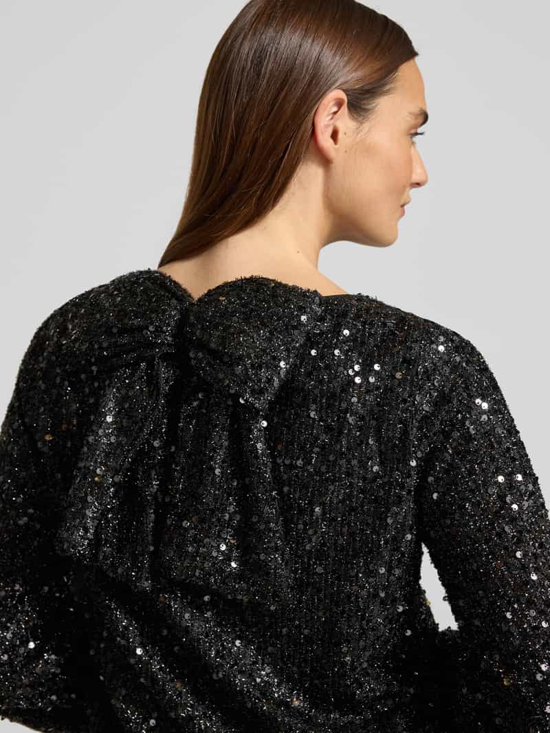 Vero Moda Regular fit shirt met lange mouwen met pailletten model 'NAJA'