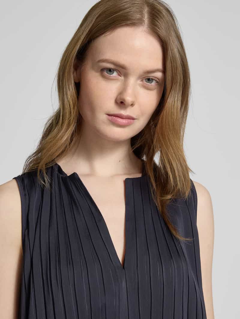 comma Regular fit blousetop met structuurmotief