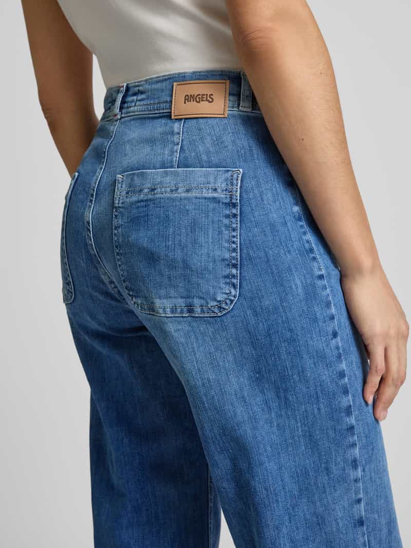 Angels Straight leg jeans met strookzakken model 'Linn'