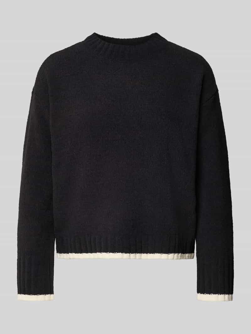 Vero Moda Regular fit gebreide pullover met contrastzoom model 'SHADOW'