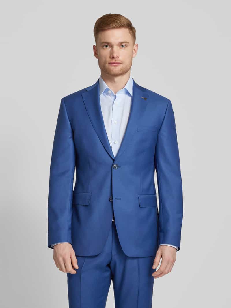 Slim fit colbert met logo-applicatie Roy Robson