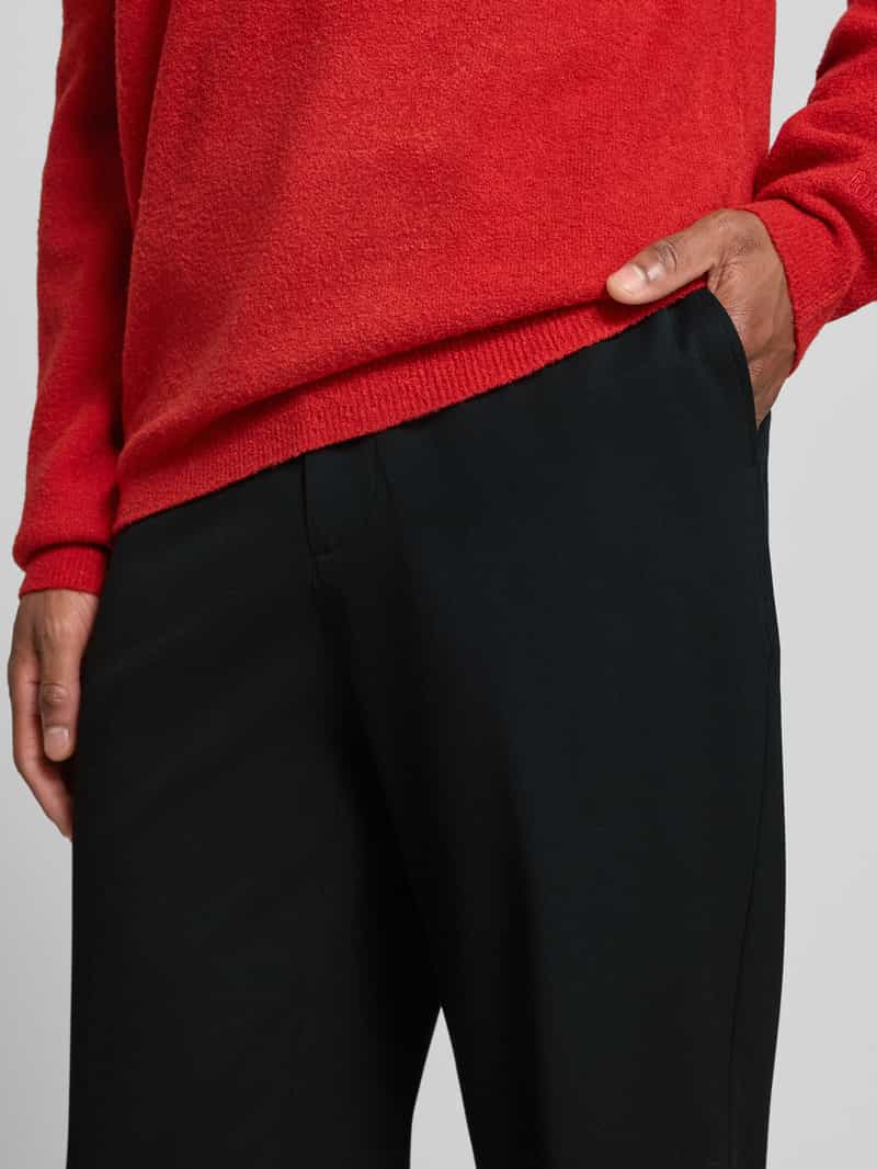 Les Deux Regular fit pantalon met riemlussen