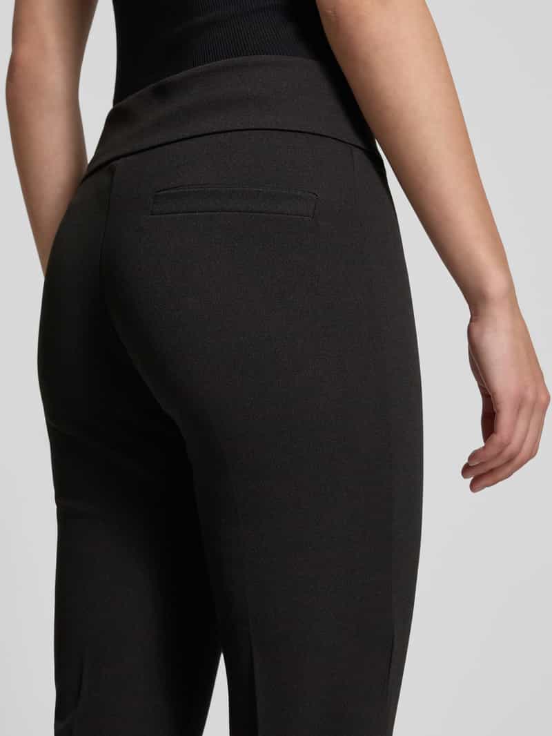 Gina Tricot Slim fit stoffen broek met persplooien