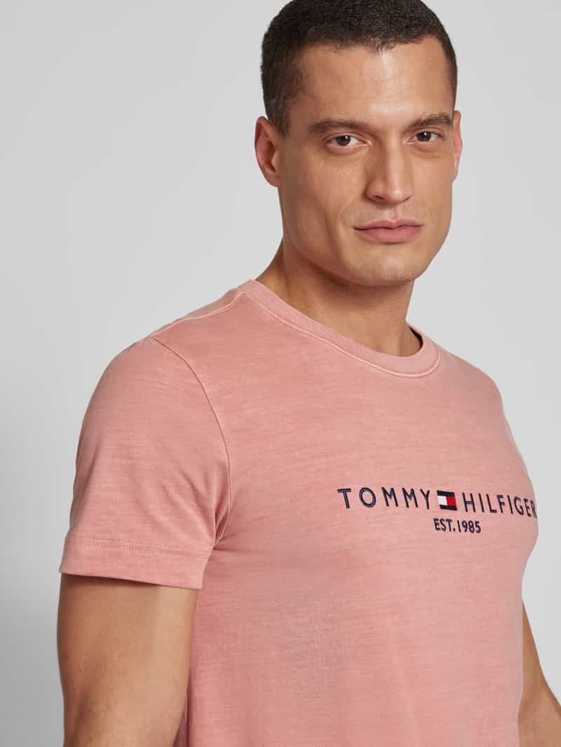 Tommy Hilfiger T-shirt met labelstitching