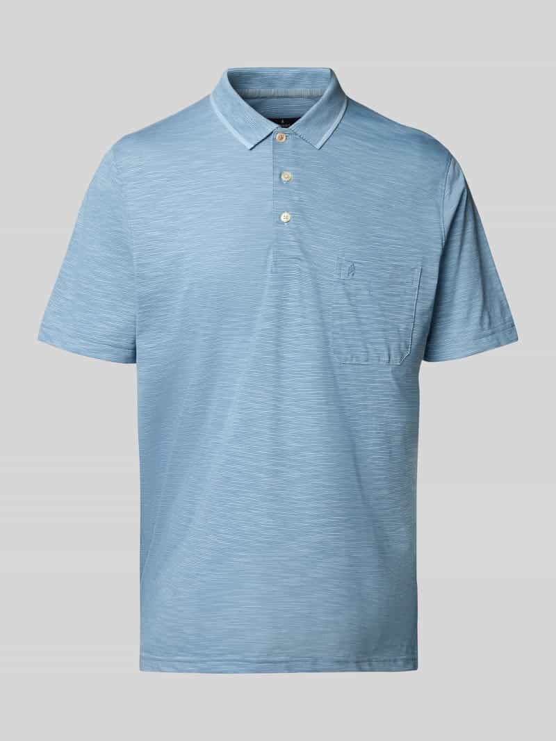 RAGMAN Regular fit poloshirt met borstzak
