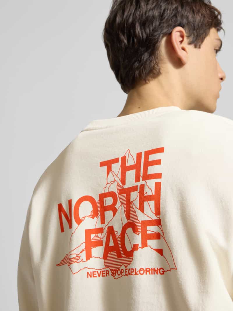 The North Face Sweatshirt met labelprint
