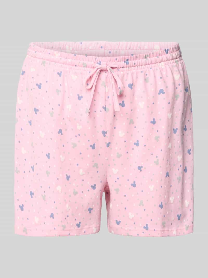 Jake*s Casual Relaxed fit korte pyjamabroek met tunnelkoord