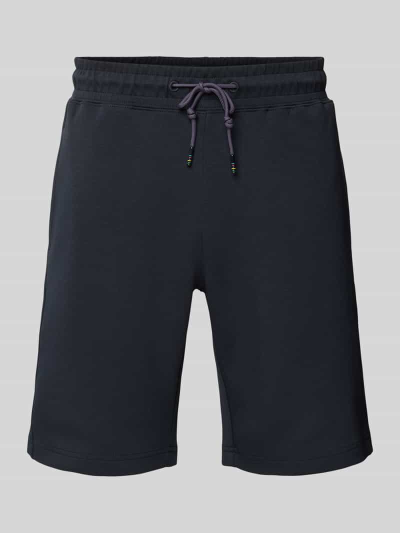 Paul Smith Regular fit sweatshorts met achterzak