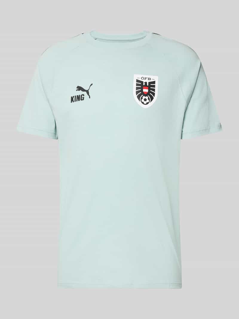 T-shirt met ronde hals model 'ÖFB KING'