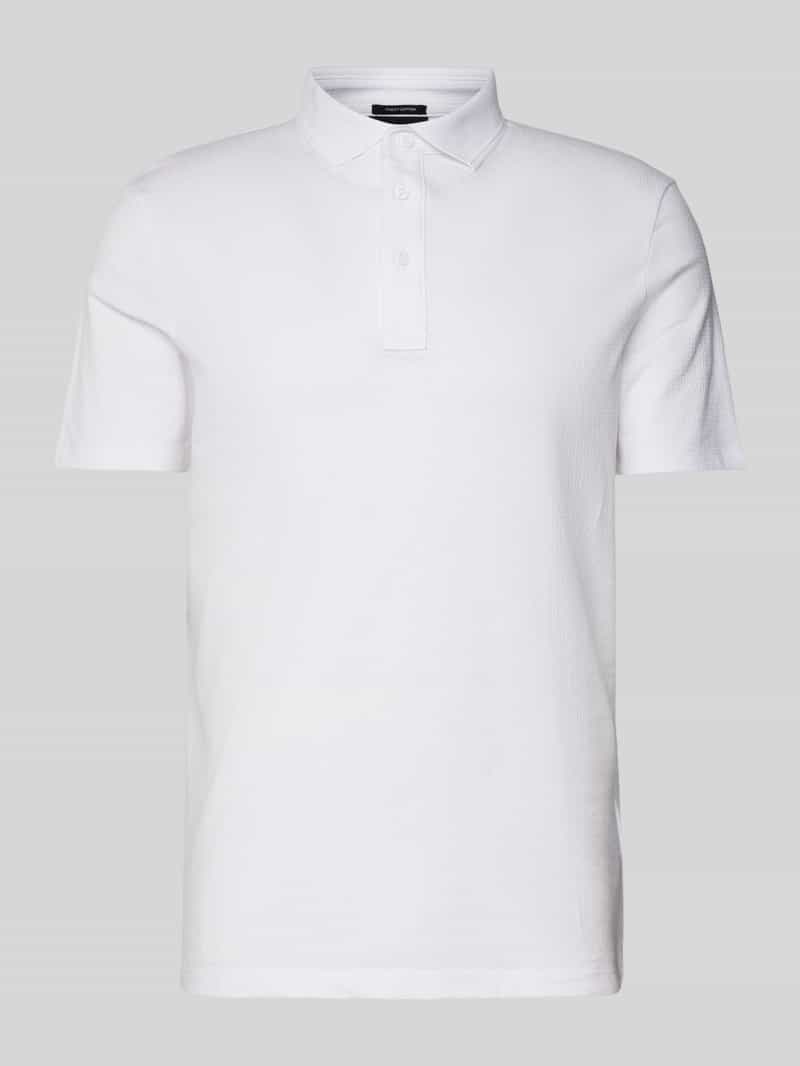 Strellson Poloshirt met structuurmotief model 'Fisher'