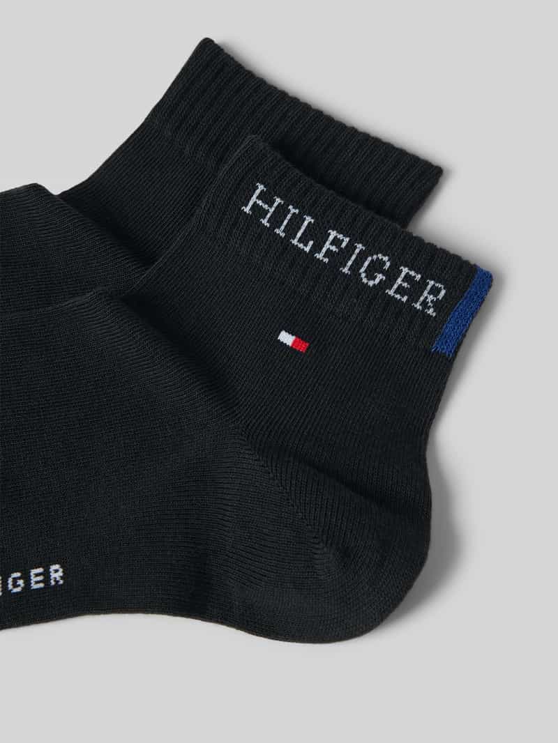 Tommy Hilfiger Sokken met labeldetail in een set van 2 paar