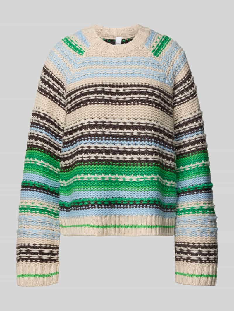 YAS Gebreide pullover met ronde hals model 'BIBI'