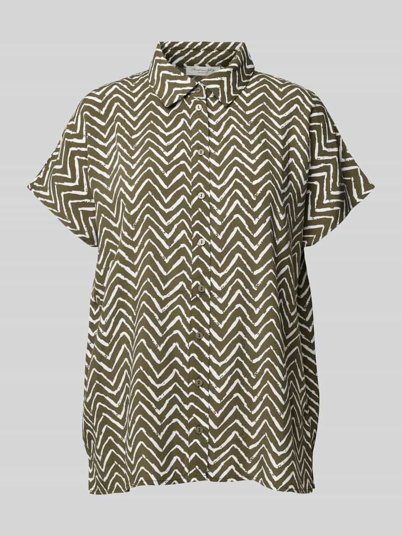 Christian Berg Woman Relaxed fit blouse met kapmouwen