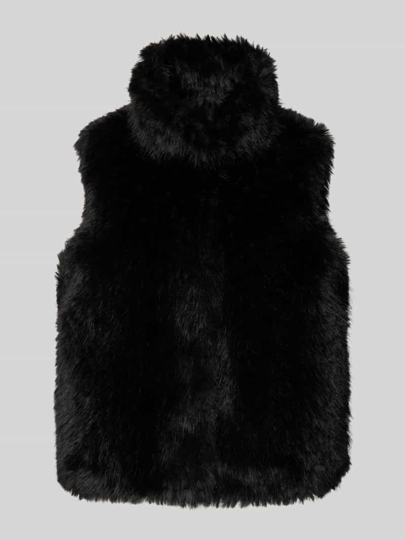 Amber & June Gilet met imitatiebont