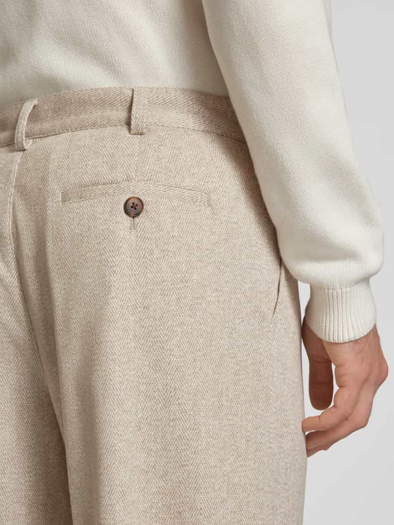 PROHIBITED Stoffen broek met Franse steekzakken model 'Soho'