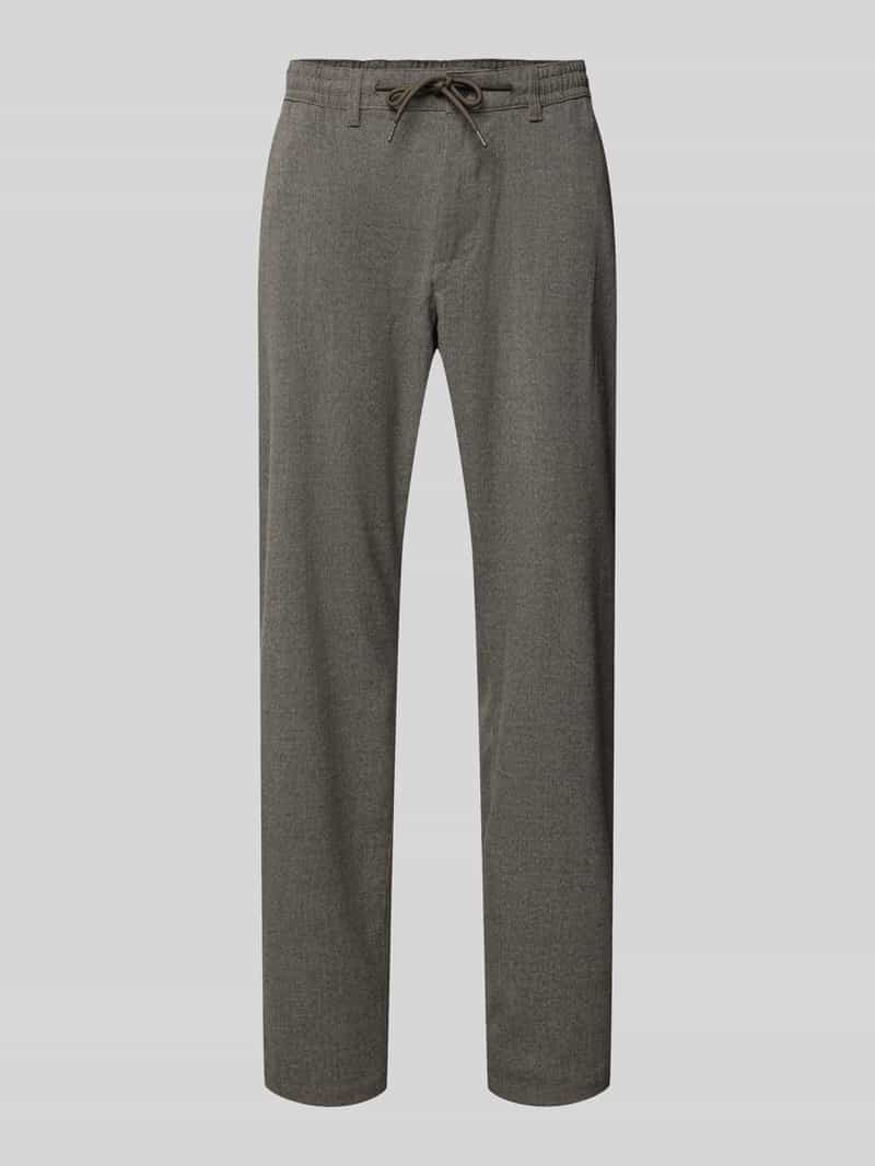 MCNEAL Straight fit stoffen broek met viscose