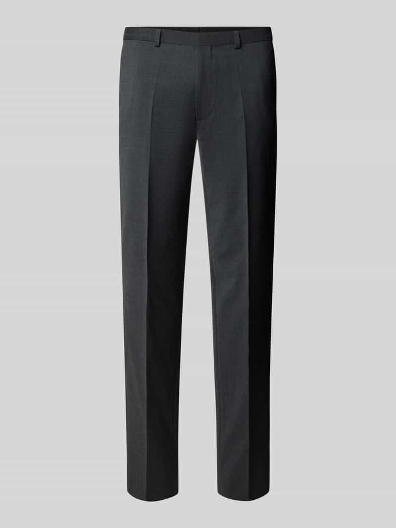 HUGO Regular fit pantalon van wolmix model 'HESTEN'