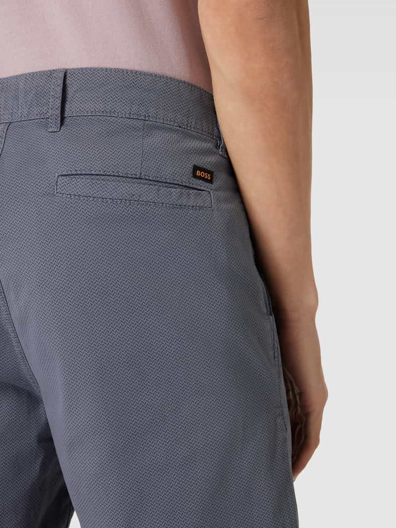 Boss Orange Bermuda met Franse steekzakken