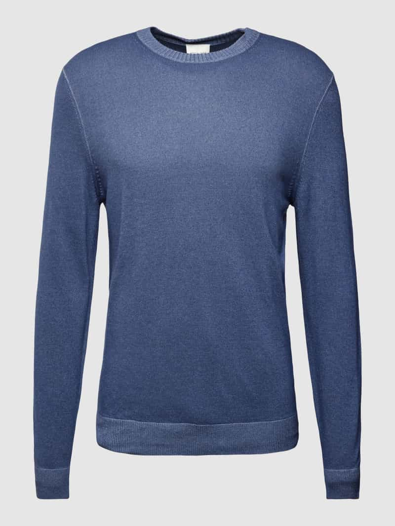 Profuomo Gebreide pullover in gemêleerde look