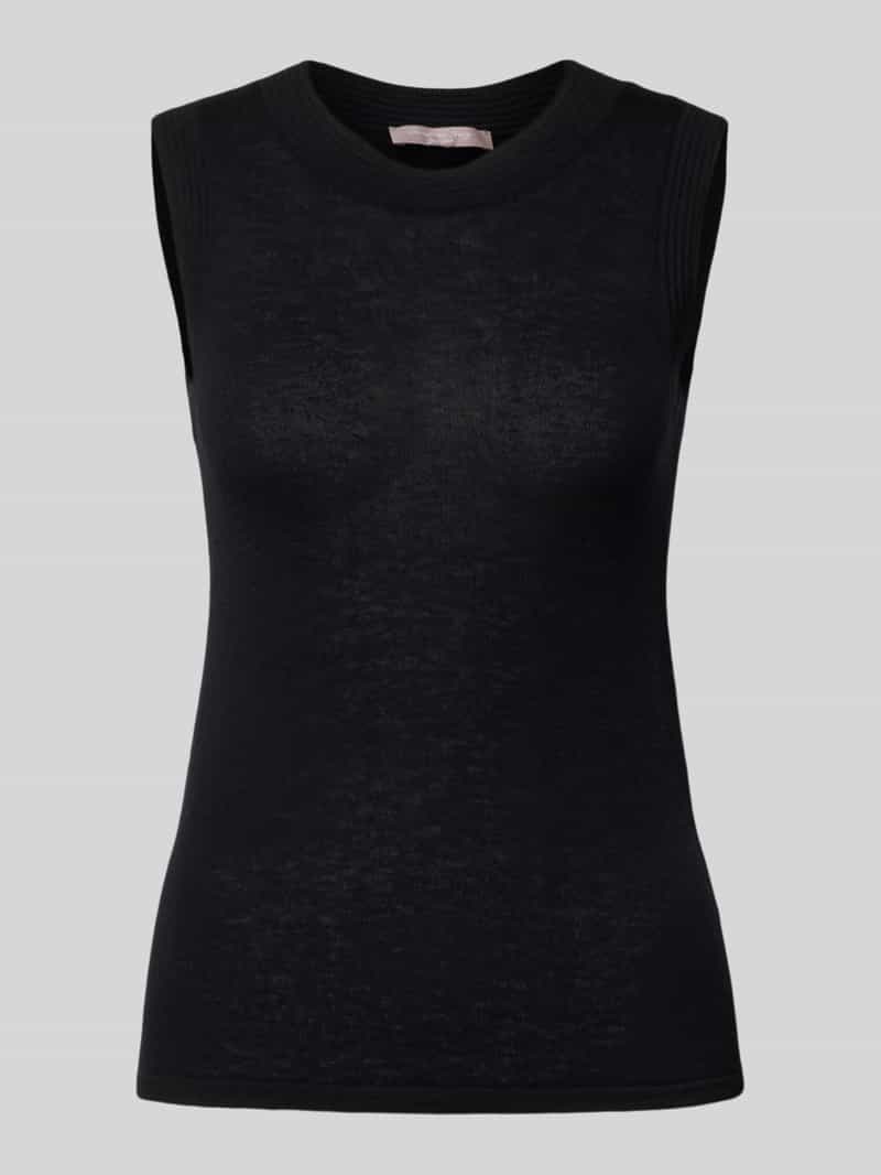 Christian Berg Woman Selection Gebreide top van wol met ronde hals