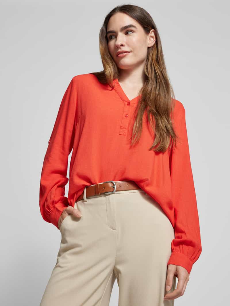 Kaffe Blouse met korte knoopsluiting model 'milia'
