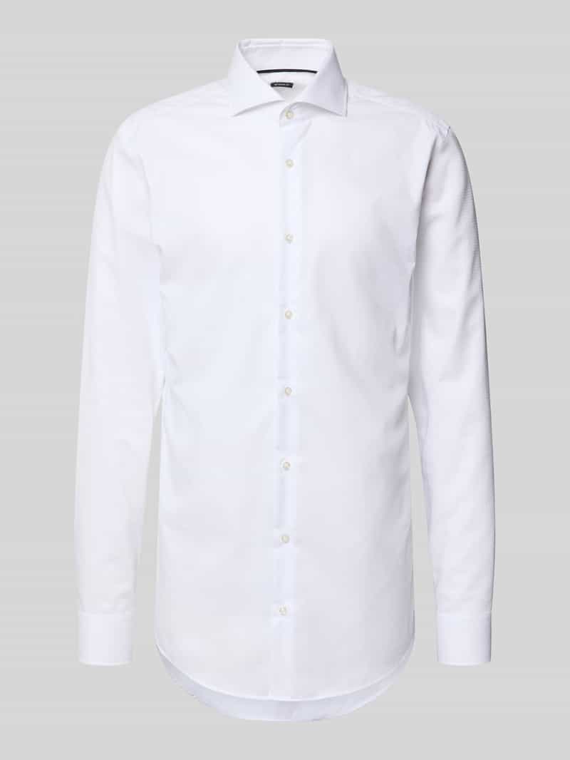 Boss Slim fit zakelijk overhemd met extra lange mouwen model 'HANK'