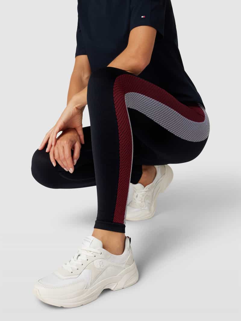 Tommy Hilfiger Legging met galonstrepen model 'SEAMLESS'